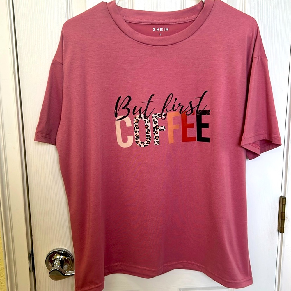 NWOT, never worn. SHEIN size large. Stretchy cotton. Size Large.